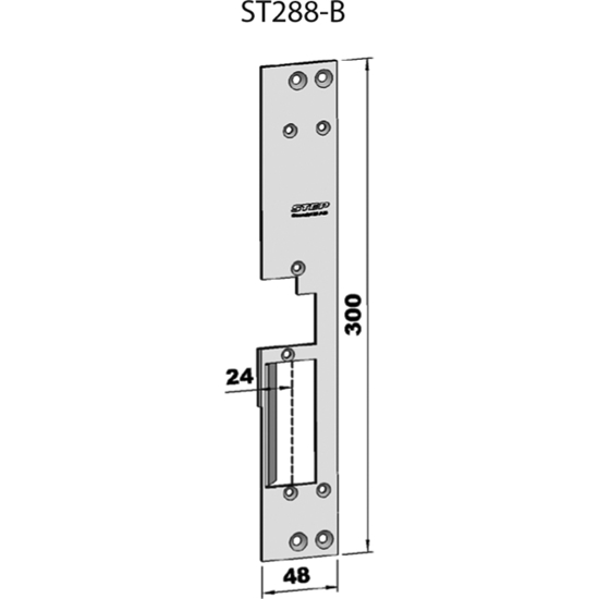 STOLPE 288B PLAN HØYRE, WICONA 65 N, SCHÜCO ADS 80 FR, STEP 28E RST.` (E14111)