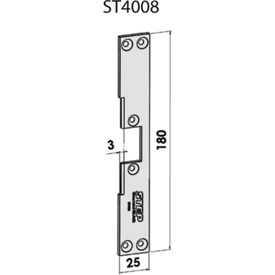 STOLPE 4008 PLAN, M/RETTE HJ. STEP 40/90 RST (E11118)
