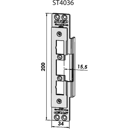 STOLPE 4036, SCHÜCO ADS 65 NI STEP 40/90 RST. (E11136)