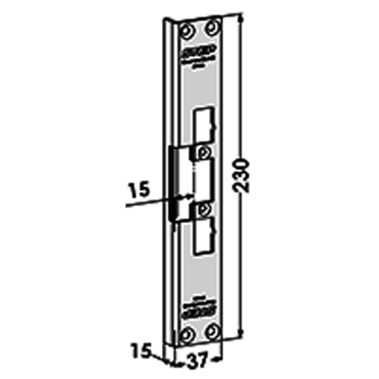 STOLPE 4066 15MM VINKLET, M/RETTE HJ. (824) STEP 40/90 RST. ` (ST4066)
