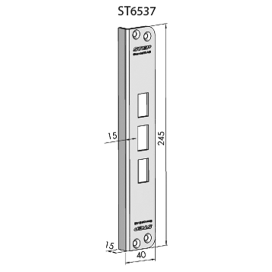 SLUTTSTYKKE ST6537 ERSTATTER STOLPE ST6515 STEP 60 RST. (E24001)