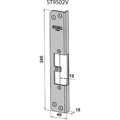 Bilde av STOLPE 9502V VENSTRE STEP 92 RST. (E17103)