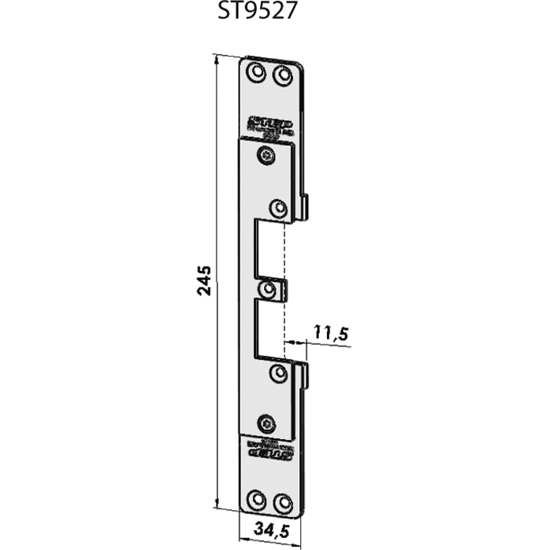 STOLPE 9527, SAPA 2050 STEP 92 RST.` (E17127)