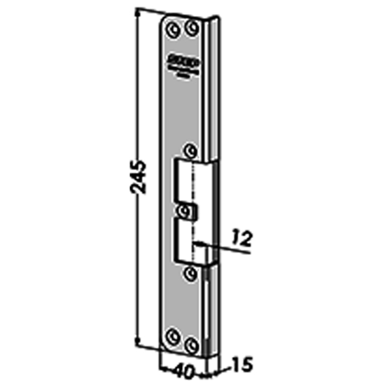 STOLPE 9536V VENSTRE STEP 92 RST.`