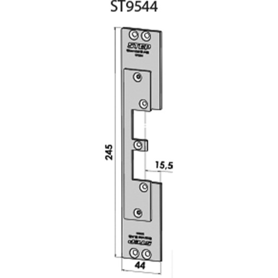 STOLPE 9544, SCHÜCO ADS 65 NI STEP 92 RST.` (/*) (E17135)