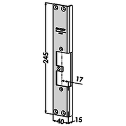 Bilde av STOLPE ST9550 VENSTRE STEP 92 RST.` (E17153)