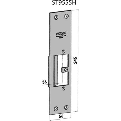 Bilde av STOLPE 9555 HØYRE, LAMBDA 77, STEP 92 RST.`