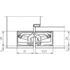 HENGSEL SKJULT TE 340-3D TECTUS ST.MS.POL SW030 (/*) (H6019)