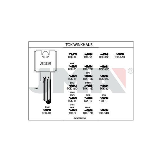 EMNE JMA TOK10D/S.TO55/O.TOK66` (/*) (J1116)