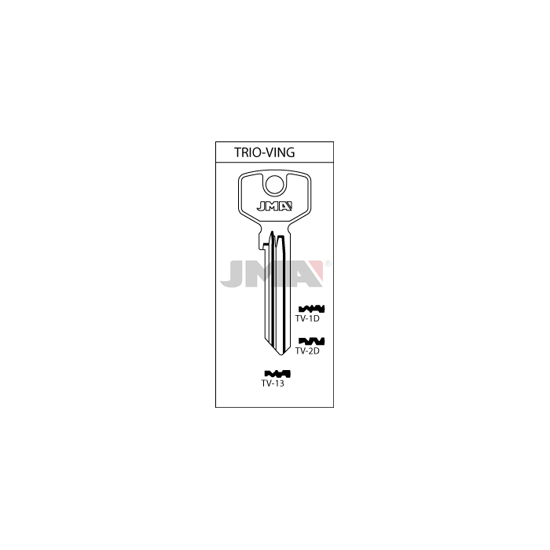 EMNE JMA TV2D/E.TV3/S.TR8/O.TO8/ST.7TV1/KIS.TR6 7 STIFT FN (AM7005)