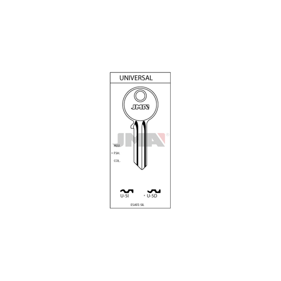 EMNE JMA U5D/E.U5D/S.UL050/K.UN5D/O.UNL5/H.UL1/KIS.U12/ST.5YV1 5 STIFT (AM7018)