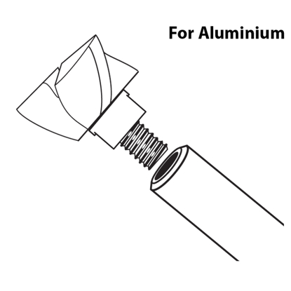 Bilde av FRES FOR FRESEJIGG ALU, ø19MM (3/4") BLÅ (V5014)