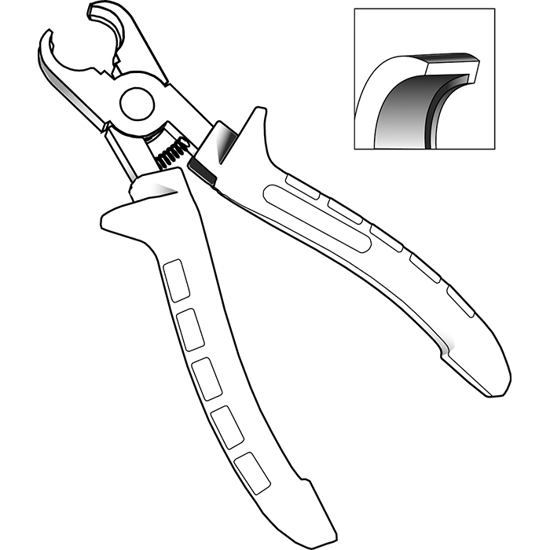 TANG FOR LÅSERING SYLINDER (V7002)