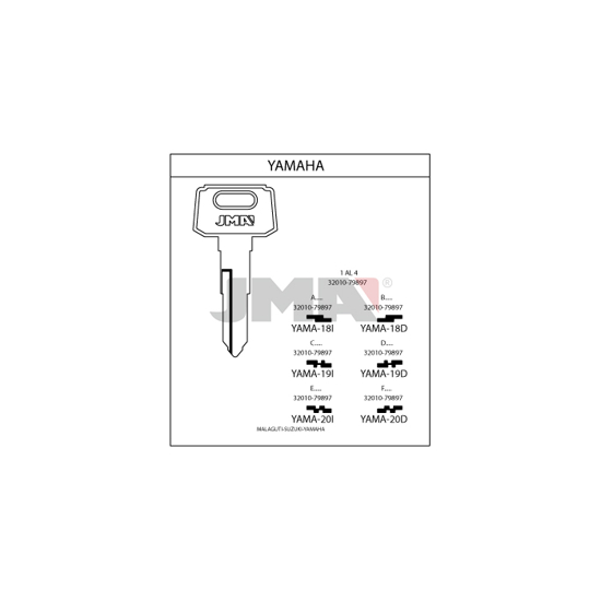 EMNE JMA YAMA18I/E.YA22R/S.YH28R/O.YM36L/H.YMH19S (O8824)