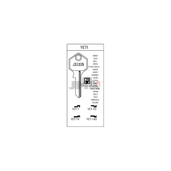 EMNE JMA YET1/E.YE10/S.YT8/O.YTI17 (O8845)