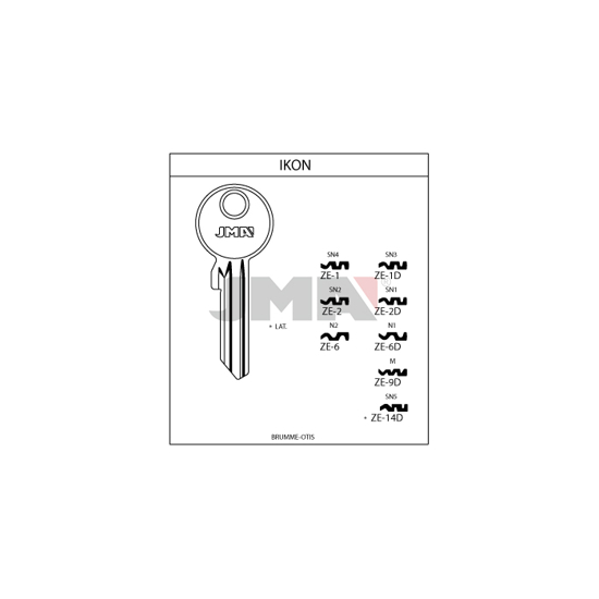 EMNE JMA ZE6D/E.ZE5DL/E.ZE5D/S.ZE1X/K.ZI2A/O.ZEI13/H.ZKN1 (O8865)