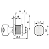 INDUSTRILÅS ZS 77 IP KA X3 BURG FN (/*) (AM3182)