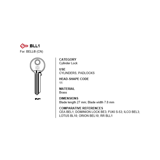 EMNE SILCA BLL1/O.BEL10/C.BEL1 (O1264)