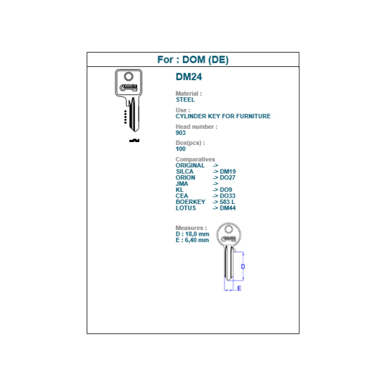 EMNE ERREBI DM24/S.DM19/K.DO9/O.DO27 (/*) (O1692)