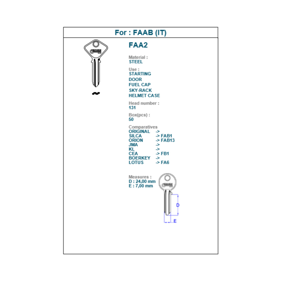 EMNE ERREBI FAA2/S.FAB1/O.FAB13/HD.SFAB1 (/*) (O1496)