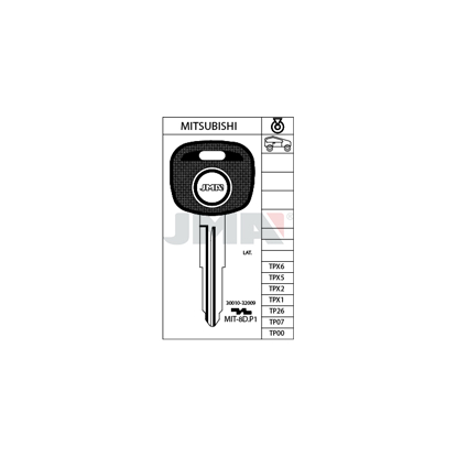 Bilde av TRANSP.EMNE JMA TP00MIT8DP2/E.T00MIT8RPB