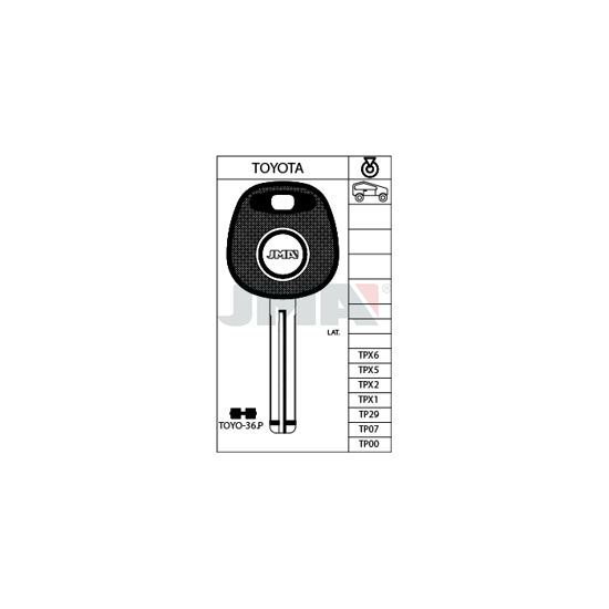 TRANSP.EMNE JMA TP00TOYO36P` (J1099)