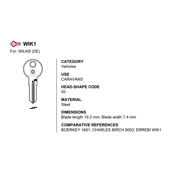 EMNE SILCA WIK1/E.WIK1 (/*) (O1876)