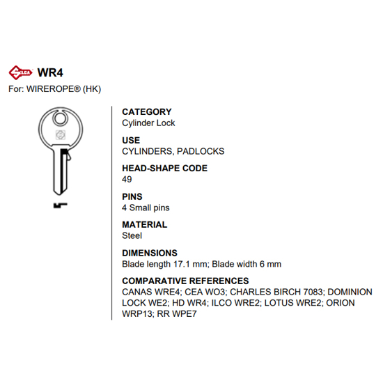 EMNE SILCA WR4/O.WRP13/H.WR4 (O1509)