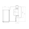 KONTEINERLÅS 230/100 CONHASP MED 10/30 VITESS 4000 SYLINDER FG.4 ABUS ST.SORT