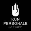 TAKTILE PIKTOGRAM: KUN PERSONALE, 180X180 MM, SORT