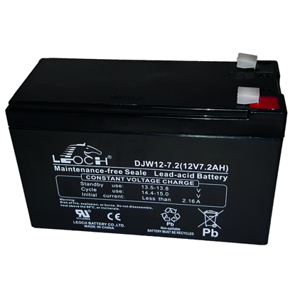 Bilde av BATTERI DJW 12V, 7,2AH, BLYBATTERI, 10-12ÅR
