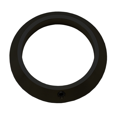 Bilde av DEKORRING 571 8MM U/GJENGER MS.PVD.SORT