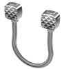 KARMOVERFØRING FLX1  M/METALL ENDESTYKKER 400MM Ø13MM 