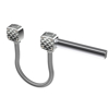 KARMOVERFØRING FLX1  M/METALL ENDESTYKKER 400MM Ø13MM 