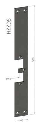 Bilde av STOLPE SC22H  F/EL.SL.STK ES22 SAFETRON RST. (ST9522)