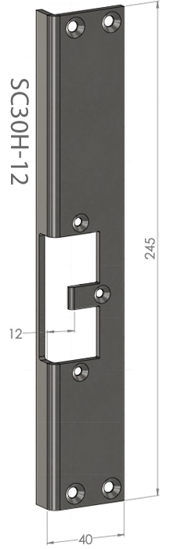 STOLPE SC30H-12  F/EL.SL.STK ES22 SAFETRON RST. (ST9518H)