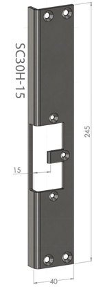 Bilde av STOLPE SC30H-15  F/EL.SL.STK ES22 SAFETRON RST. (ST9501H)