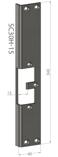 STOLPE SC30H-15  F/EL.SL.STK ES22 SAFETRON RST. (ST9501H)