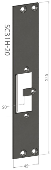 STOLPE SC31H-20  F/EL.SL.STK ES22 SAFETRON RST. (ST9504H)