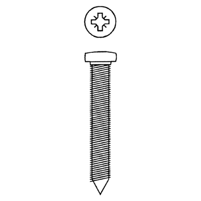 Bilde av SYLINDERFESTESKRUE 2293 (SVENSK) M5X38MM PZ 2 ST.GALV (100354)