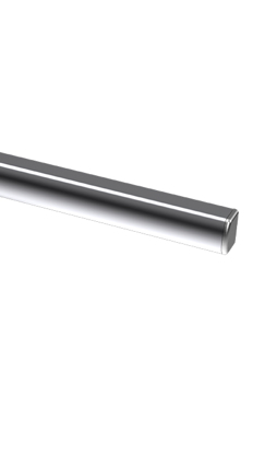 Bilde av KABELKANAL FLX-G ALUMINIUM 1M, 23X17MM, M/ENDELOKK FLX-C