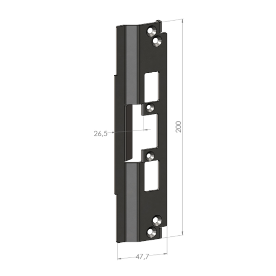 STOLPE SA-66 (4026) VINKEL F/EL.SL.STK ES17, ES19, ML57, ML59 SAFETRON RST.