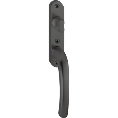 Bilde av BALKONGDØRVRIDER 1710RH/350KL KNAPP X-45 RETT HOPPE ALU.SORT F9714M
