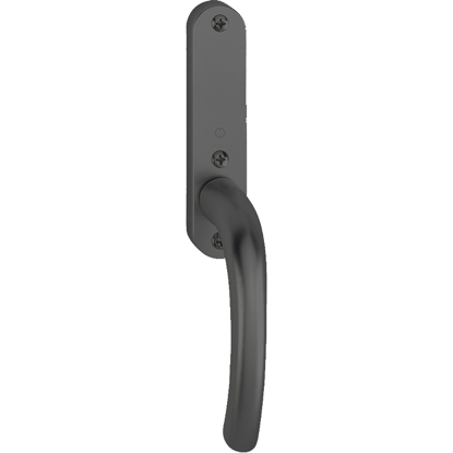 Bilde av BALKONGDØRVRIDER 1710RH/350KL BLIND RETT HOPPE ALU. SORT F9714M