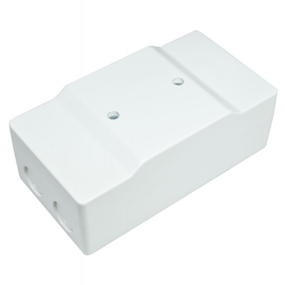 Bilde av KOBLINGSBOKS/GRENSESNITTBOKS 4101.2, PLAST, HVIT, 134x72x50, PLASS TIL 1 KOBLINGSSPLINT, IP44