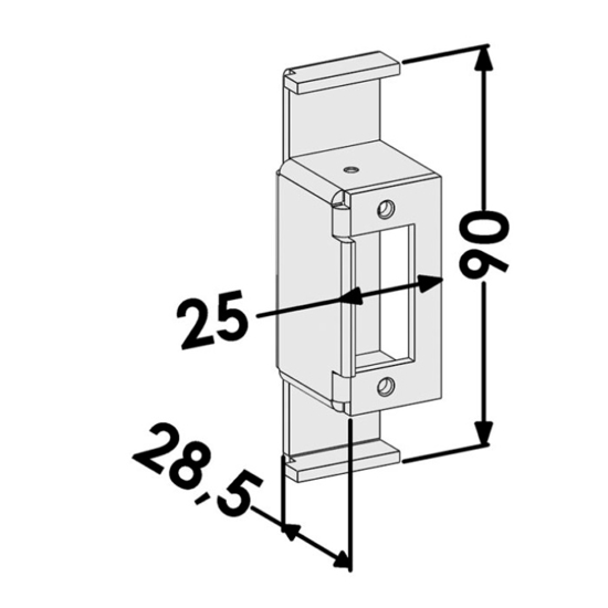 SLUTTSTYKKE ST4876 MEKANISK FOR STEP 48 OG STEP 98