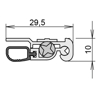 HEVETERSKEL LUFTSTOP BD DIN L, 1124 MM (> 200 MM)