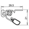 HEVETERSKEL LUFTSTOP BD DIN R, 1224 MM (> 200 MM)