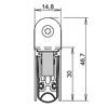 HEVETERSKEL SCHALL-EX L-15/30 WS, 960 MM (> 760 MM)