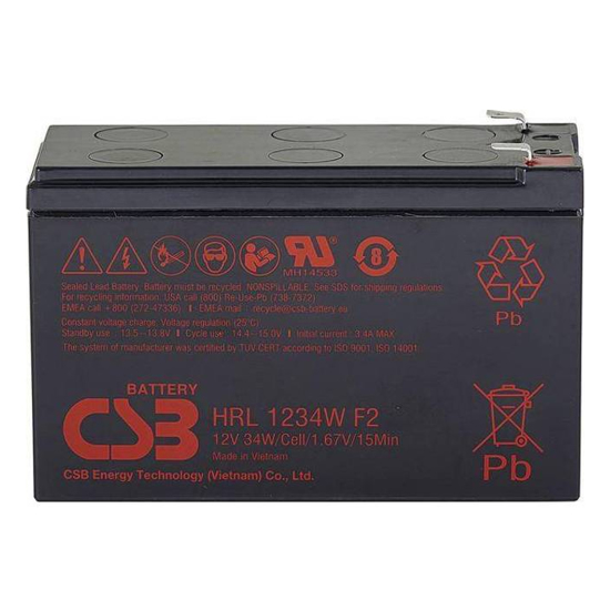BATTERI HLR 12V, 9AH, BLYBATTERI, 10-12ÅR